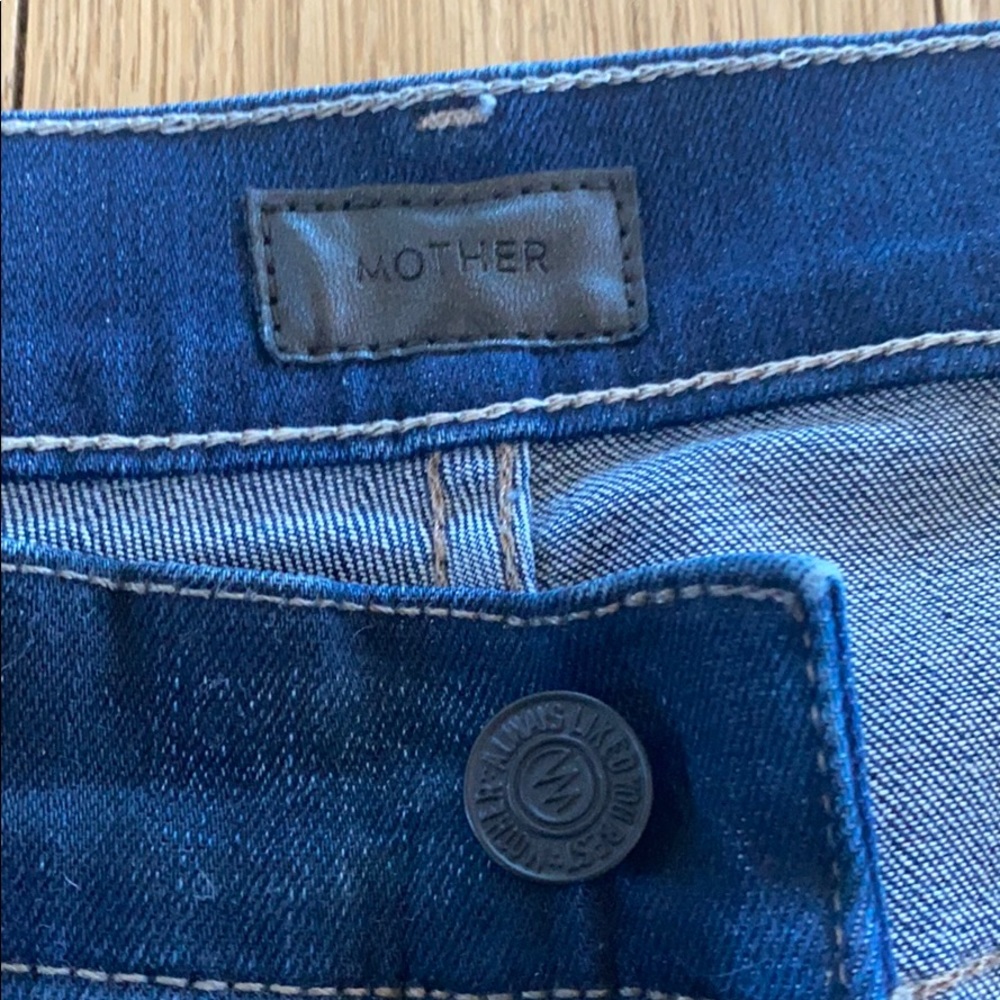 Mother The Rascal High Rise Straight Cropped Jeans - Picture 3 of 6